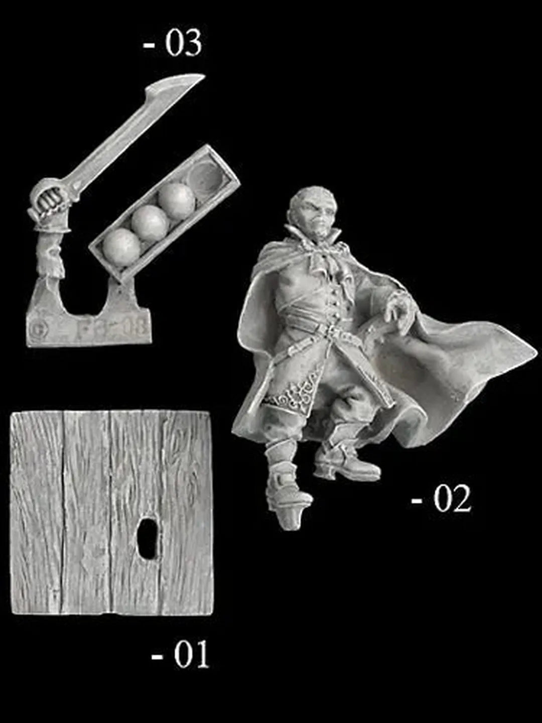 Capitan Alonso Garcia-Freebooter Miniatures-Radaddel