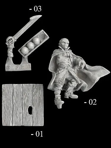 Capitan Alonso Garcia-Freebooter Miniatures-Radaddel