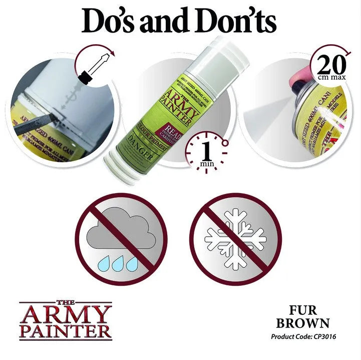 Colour Primer Fur Brown-The Army Painter-Radaddel