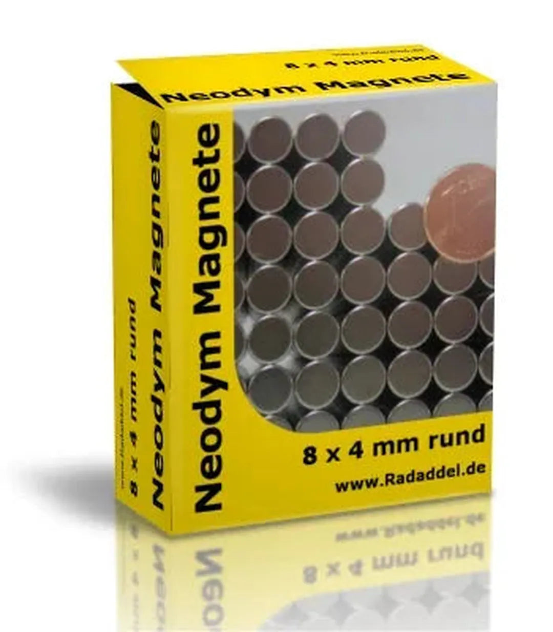 10 Neodym Magnete rund 8 x 4 mm-Tabletop Depot-Radaddel