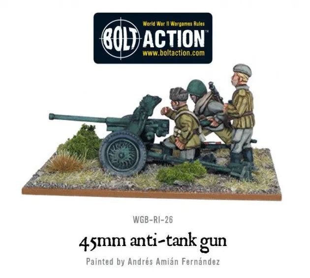 Soviet 45mm Anti Tank Gun-Warlord Games-Radaddel