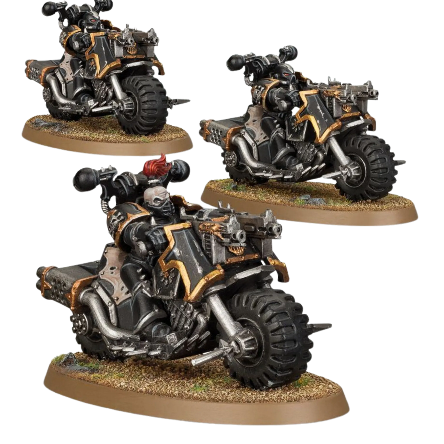 Chaos Space Marines: Chaos Bikers-Games Workshop-Radaddel