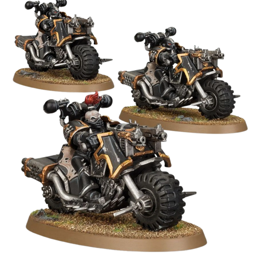 Chaos Space Marines: Chaos Bikers-Games Workshop-Radaddel