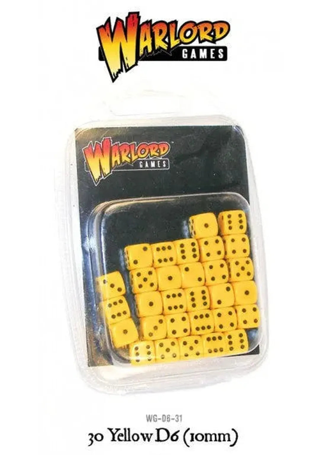 Warlord Games Würfel Gelb Schwarz (30)-Warlord Games-Radaddel
