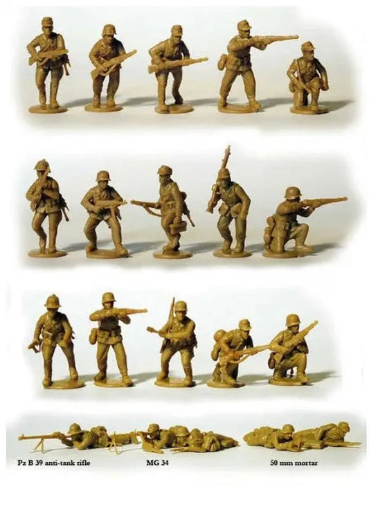 Afrikakorps, German Infantry 1941-43-Perry Miniatures-Radaddel