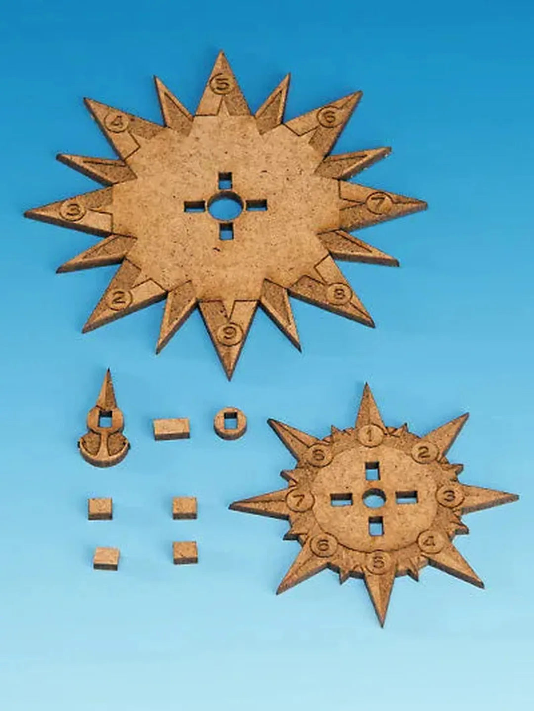 Windrose und Rundenzähler-Freebooter Miniatures-Radaddel