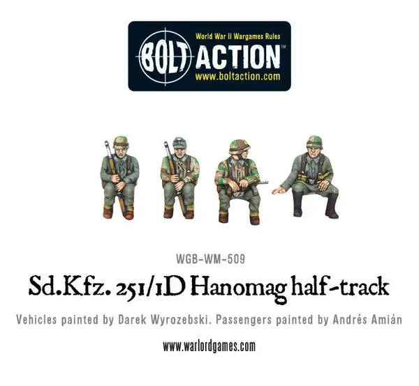Sd.Kfz 251/1 Ausf D Hanomag-Warlord Games-Radaddel