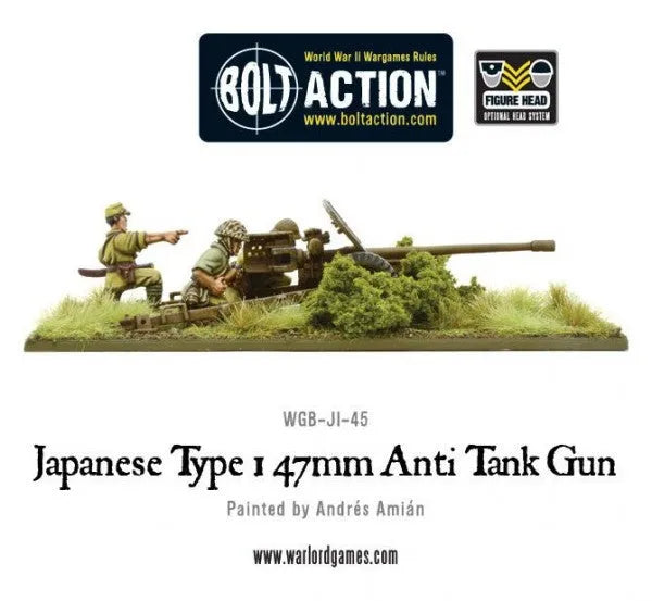 Japanese Type 47mm Anti Tank Gun-Warlord Games-Radaddel