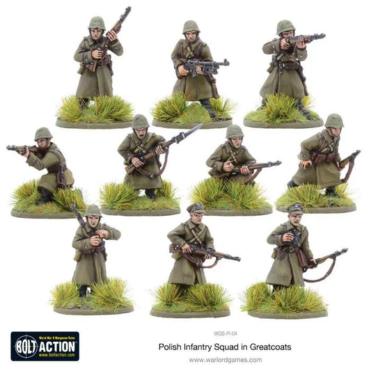 Polish Infantry Squad in greatcoats-Warlord Games-Radaddel