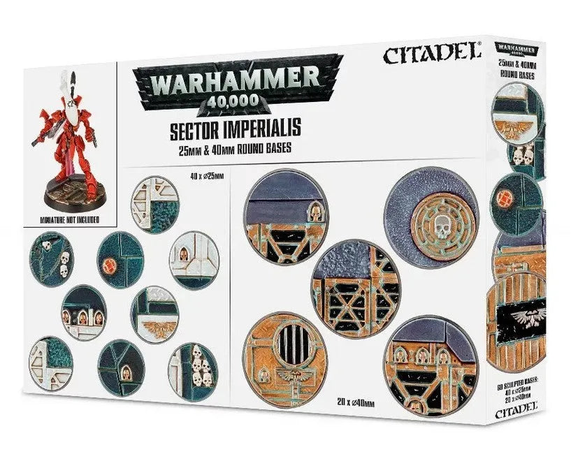 Sector Imperialis: 25mm and 40mm Round Bases-Games Workshop-Radaddel