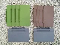 100 mm x 50 mm flache Bases (4Stück)-Renedra-Radaddel