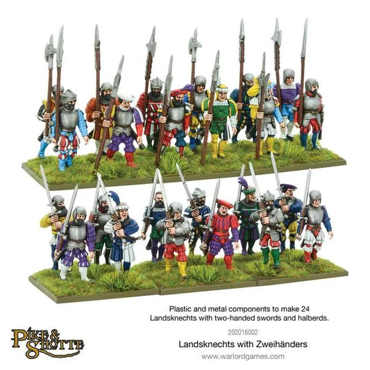 Landsknechts with Zweihanders-Warlord Games-Radaddel