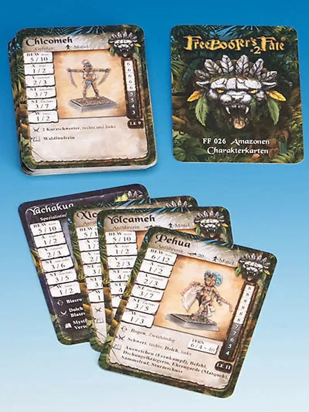 Amazonen Charakterkarten-Freebooter Miniatures-Radaddel