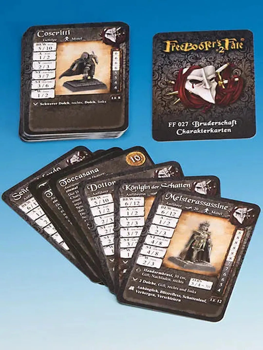 Bruderschaft Charakterkarten-Freebooter Miniatures-Radaddel