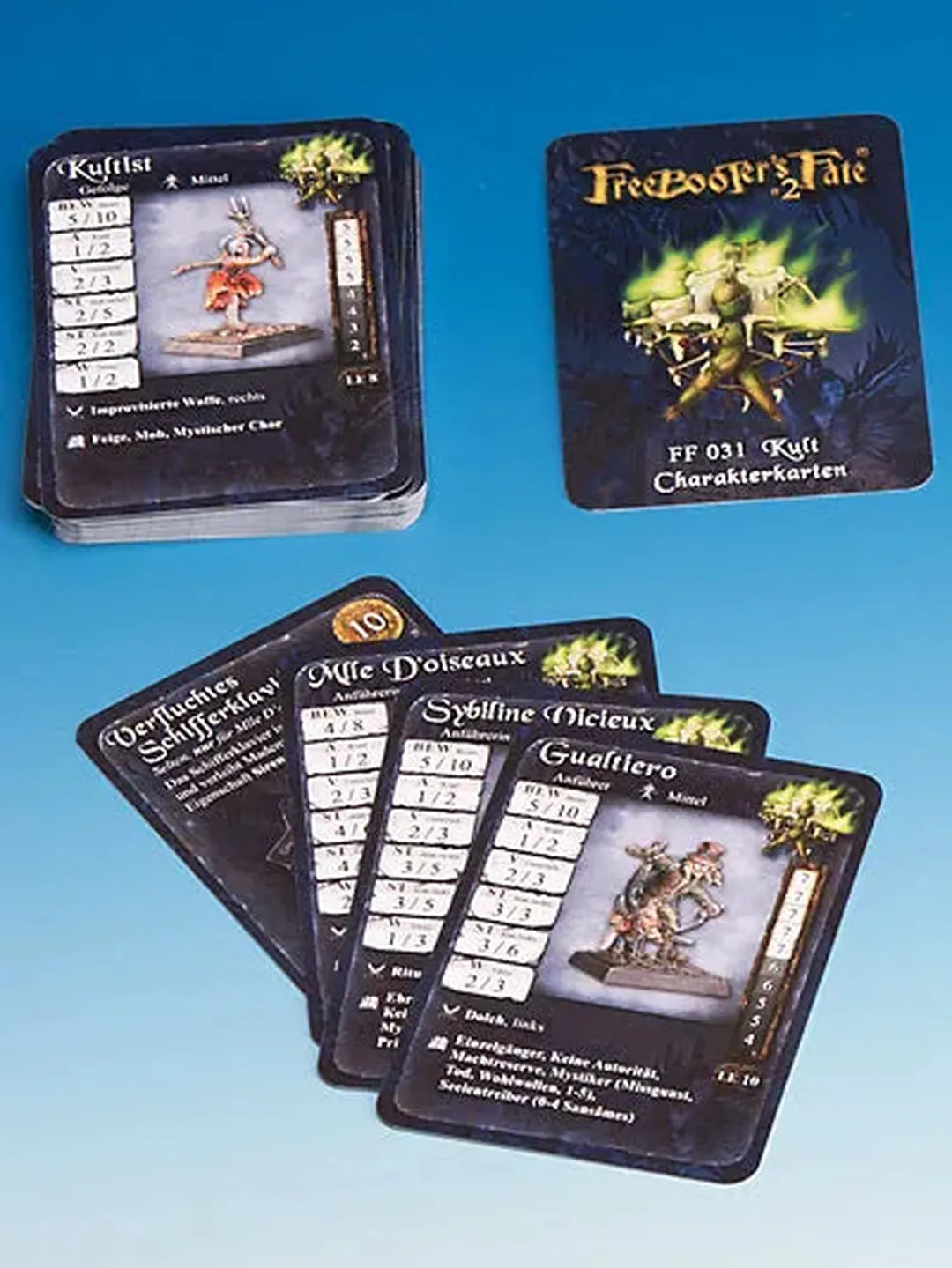 Kult Charakterkarten | Freebooters Fate-Freebooter Miniatures-Radaddel