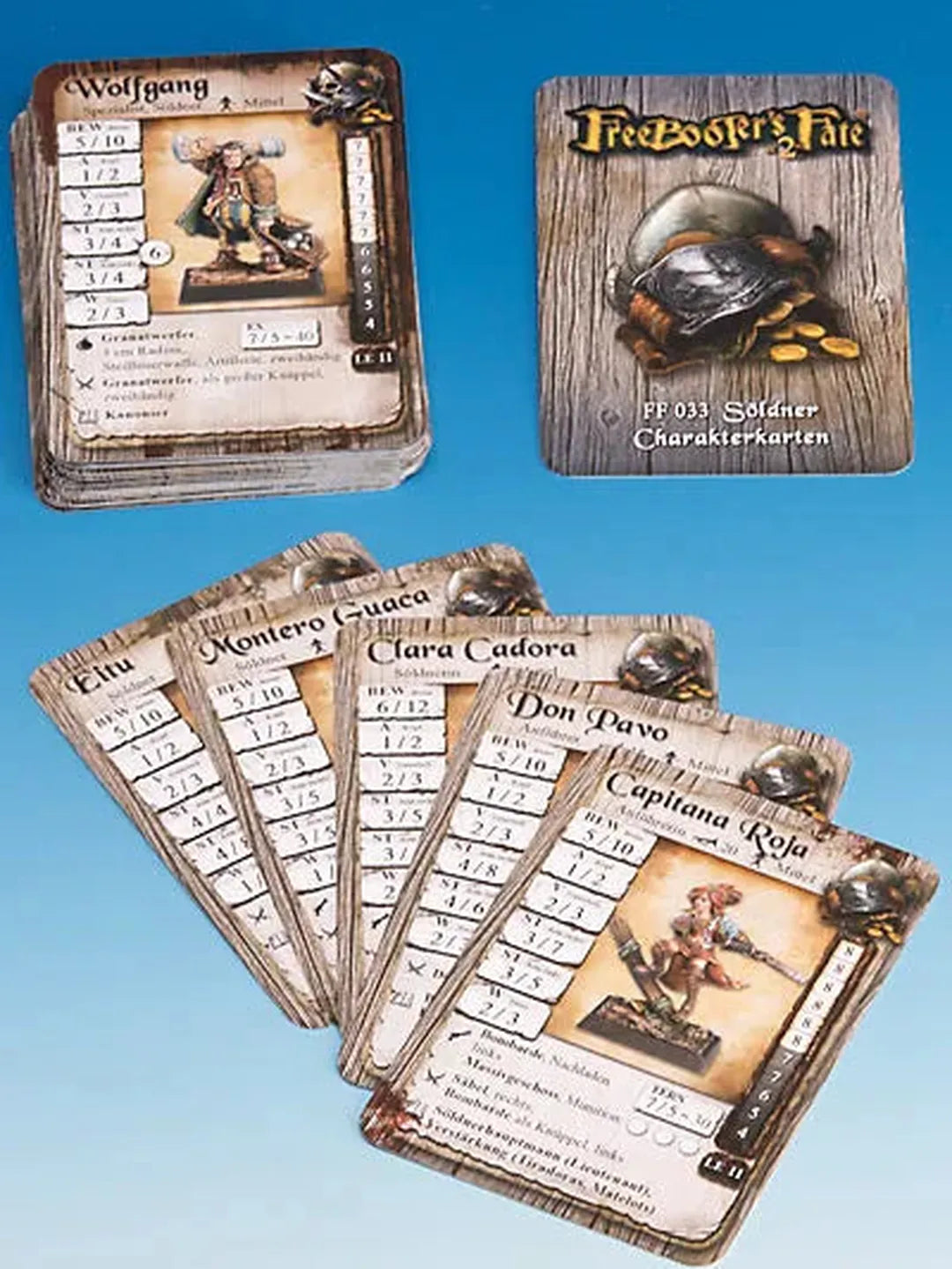 Söldner Charakterkarten-Freebooter Miniatures-Radaddel