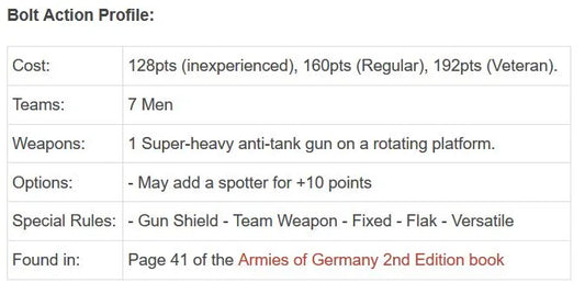 Afrika Korps 8.8cm Flak 37-Warlord Games-Radaddel