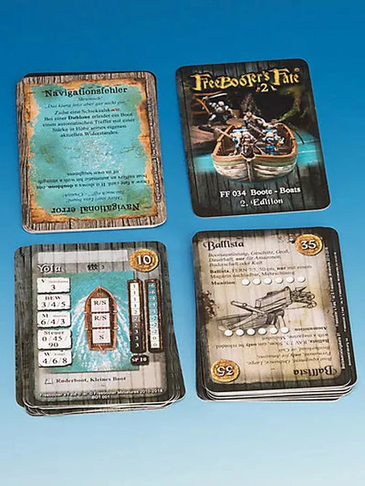 Boote Charakterkarten # 2-Freebooter Miniatures-Radaddel
