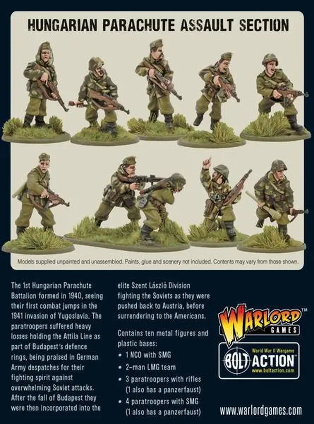 Hungarian Parachute Assault Section-Warlord Games-Radaddel