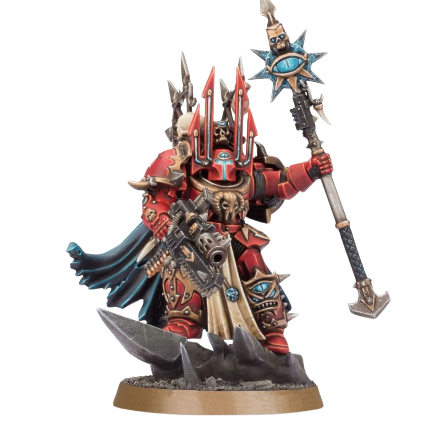 Chaos Space Marines: Chaos Lord/Sorcerer Lord in Terminator Armour-Games Workshop-Radaddel