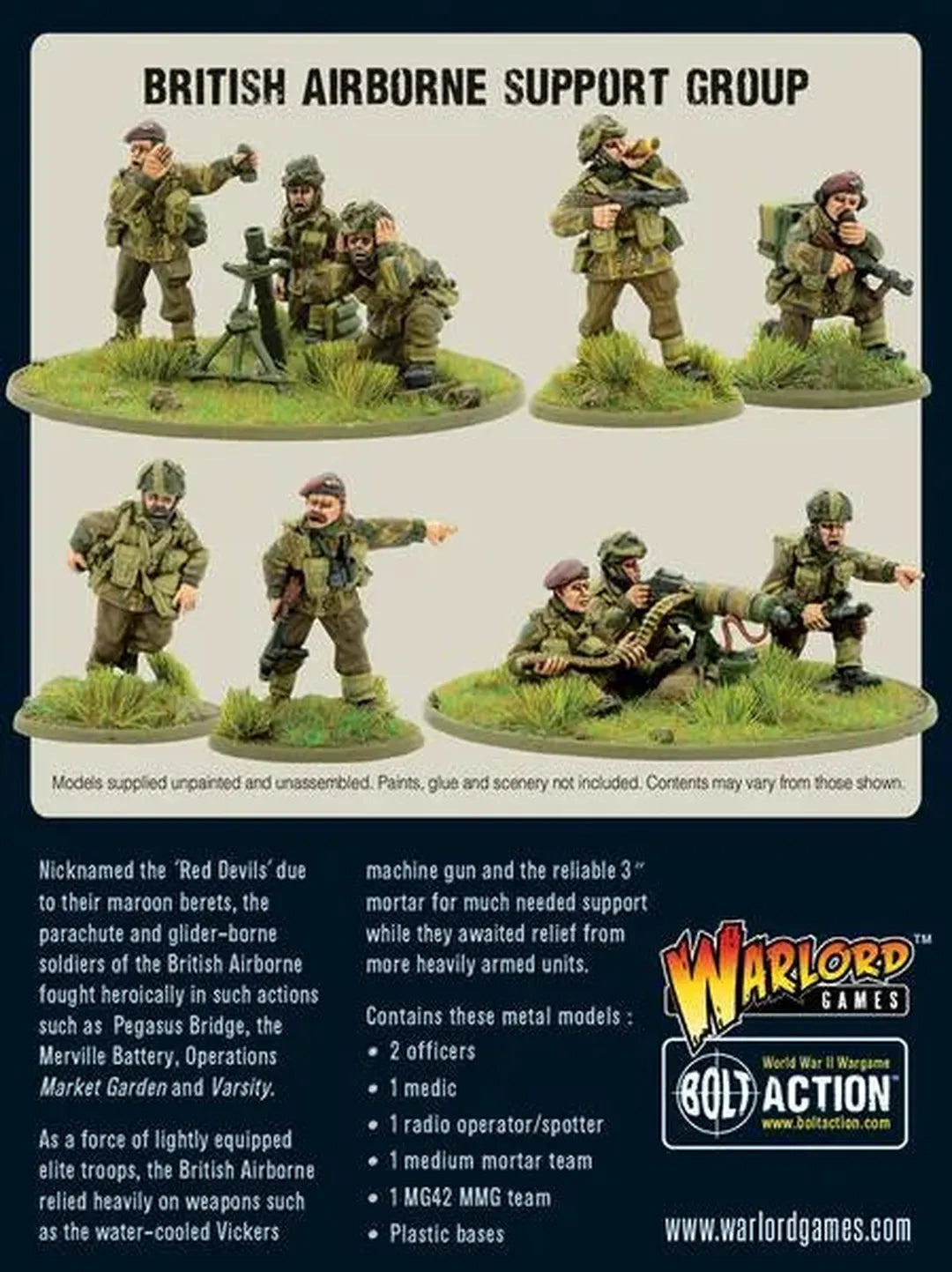 British Airborne Support Group-Warlord Games-Radaddel