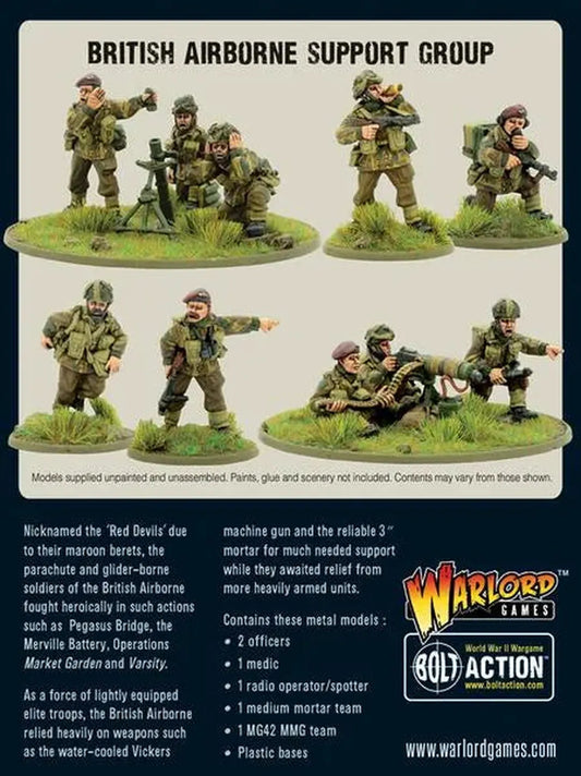 British Airborne Support Group-Warlord Games-Radaddel