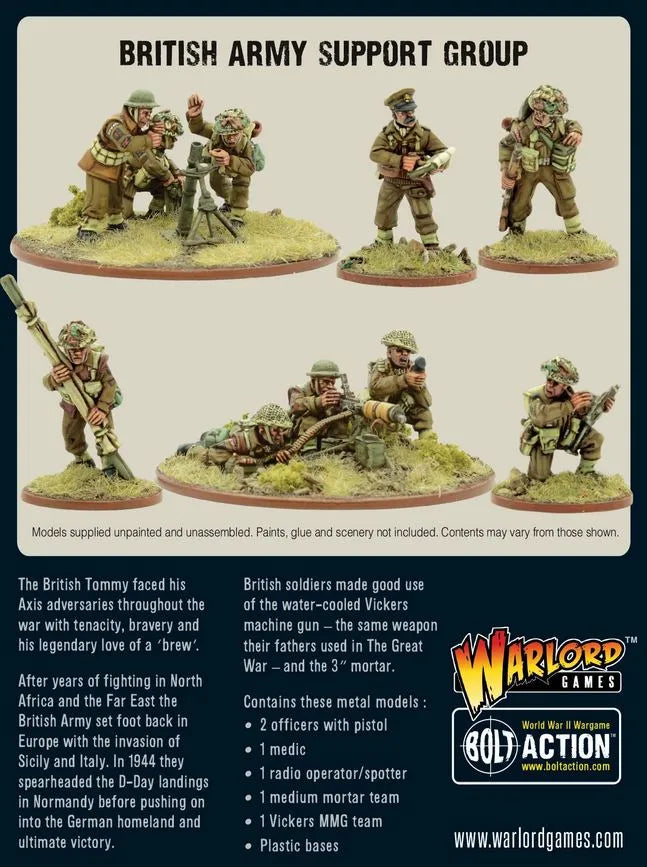 British Army Support Group-Warlord Games-Radaddel
