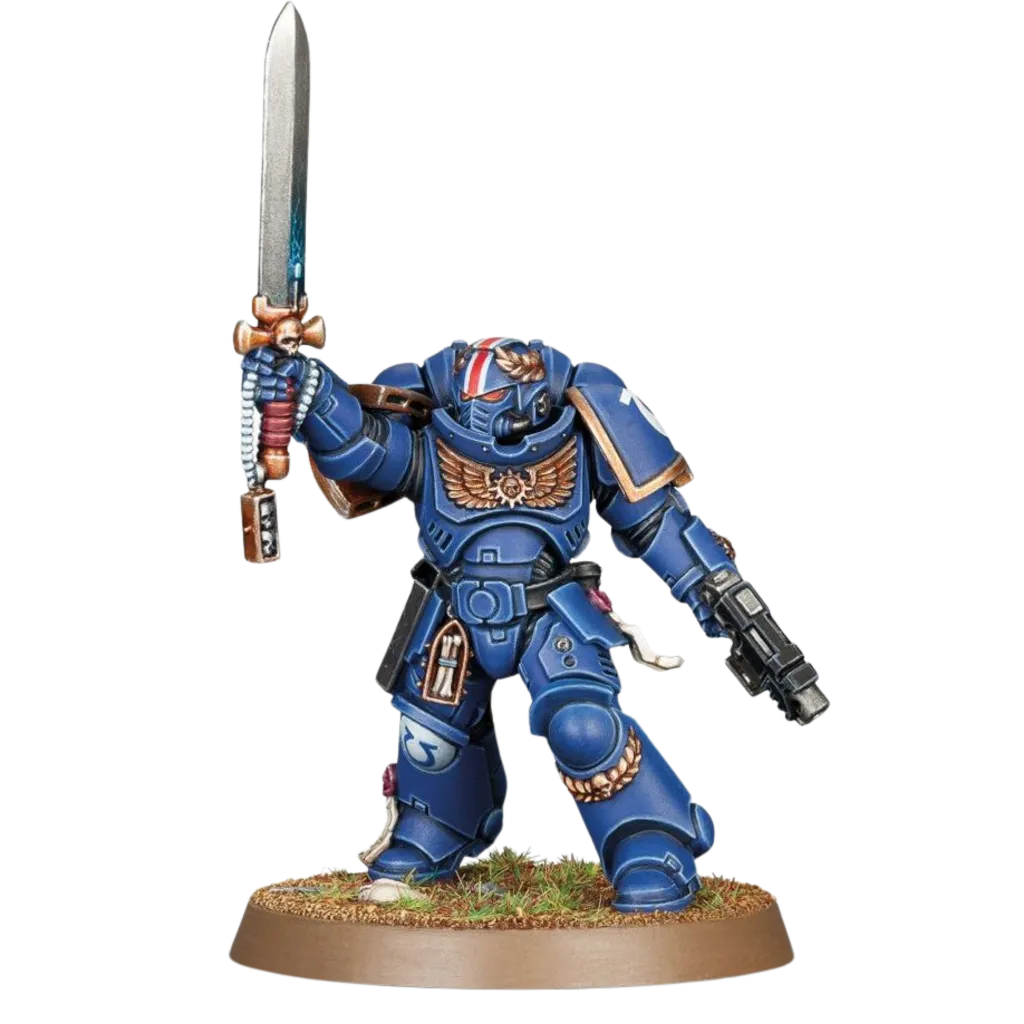 Space Marines: Primaris Lieutenant with Power Sword-Games Workshop-Radaddel