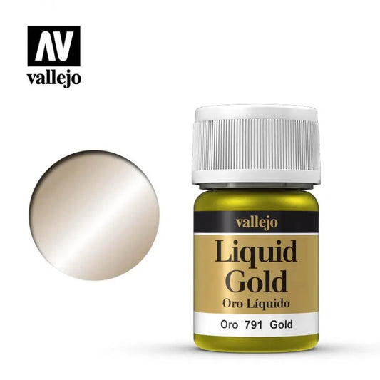 Model Color Gold (Gold) 35 ml (791)-Vallejo-Radaddel