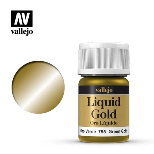 Model Color Grüngold (Green Gold) 35 ml (795)-Vallejo-Radaddel