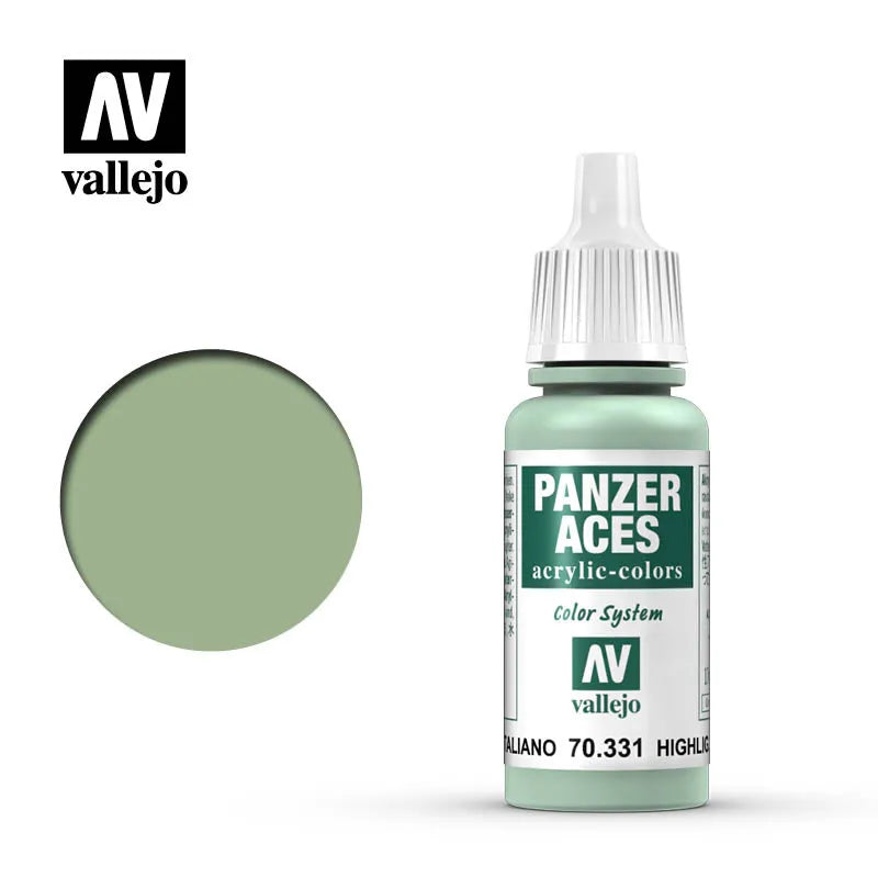 Panzer Aces 031 Highlight Italian Tankcrew 17 ml-Vallejo-Radaddel