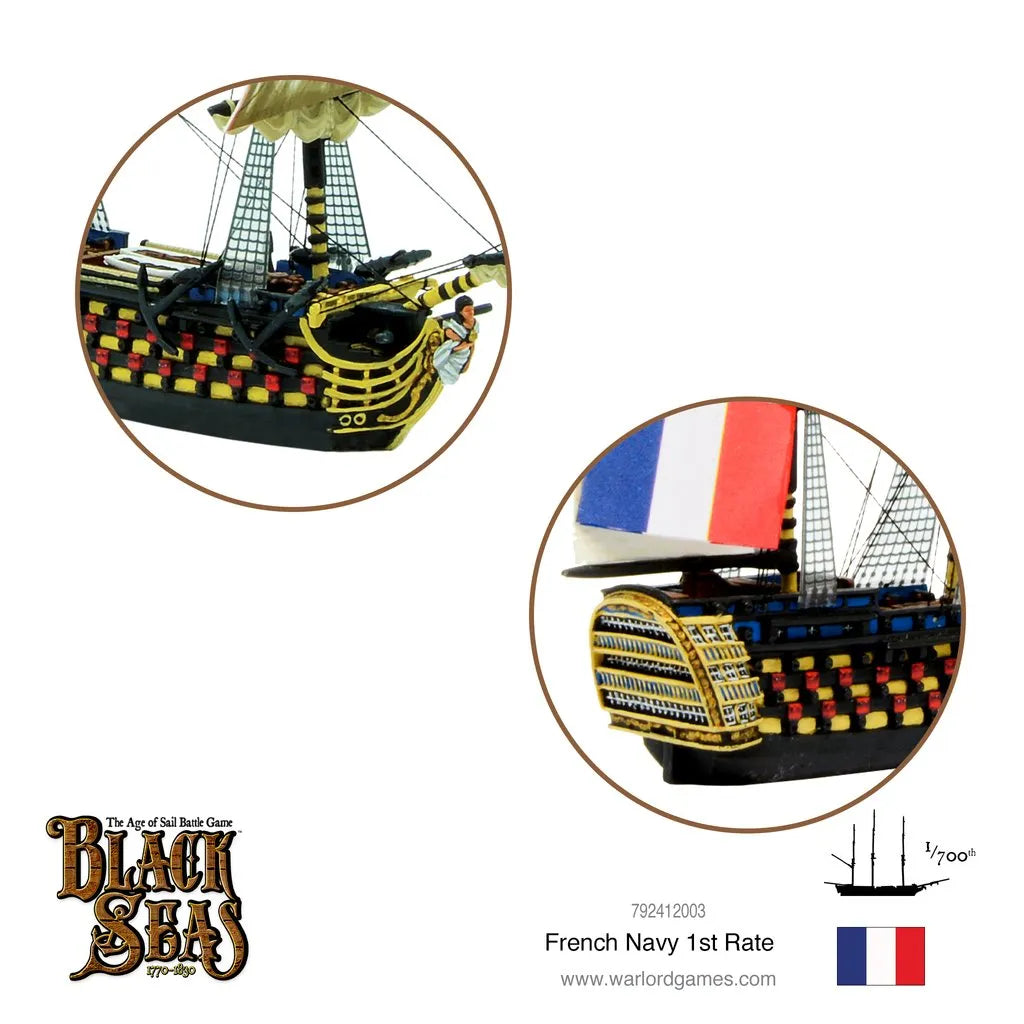 French Navy 1st Rate-Warlord Games-Radaddel
