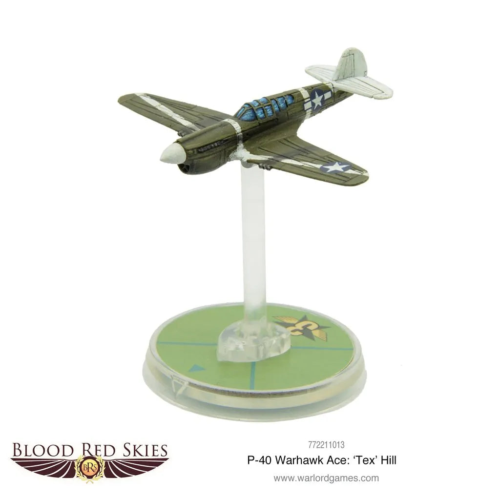 P-40 Warhawk Ace Tex Hill-Warlord Games-Radaddel