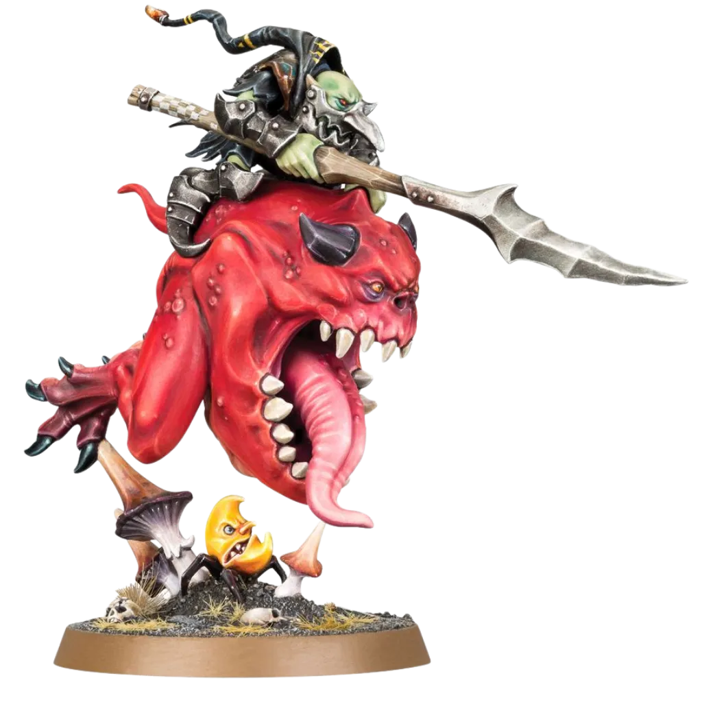Gloomspite Gitz: Loonboss on Giant Cave Squig-Games Workshop-Radaddel