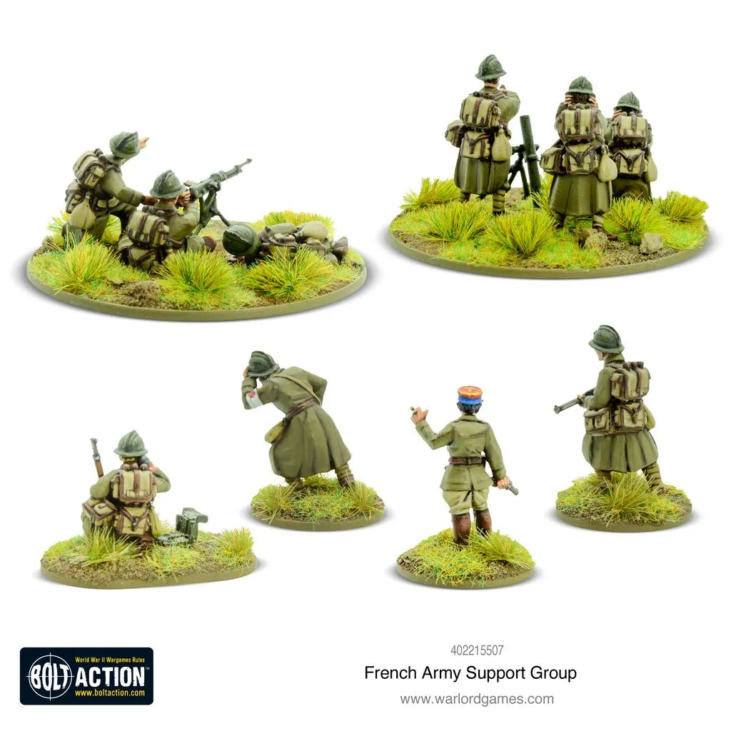 French Army Support Group-Warlord Games-Radaddel