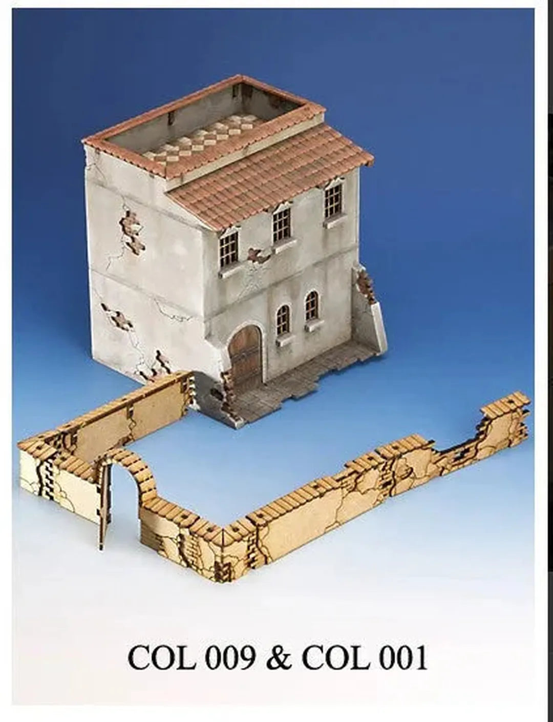Cabans Mauern mit Tür 1-Freebooter Miniatures-Radaddel