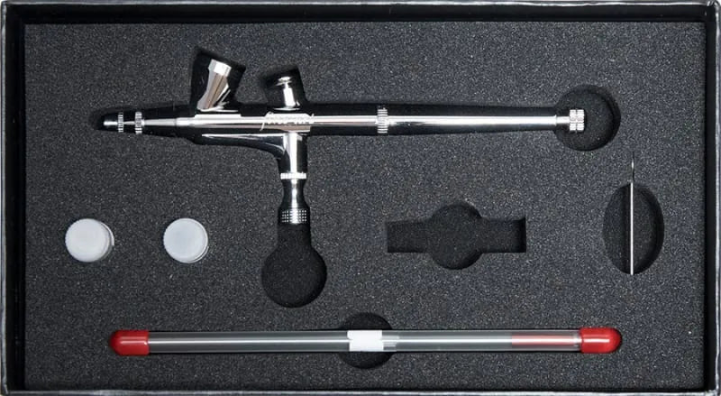 Airbrush Set Fine-Art 136A 0.2, 0.3, 0.5mm-AK-Interactive-Radaddel