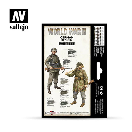 Model Color: WWII German Infantry-Vallejo-Radaddel
