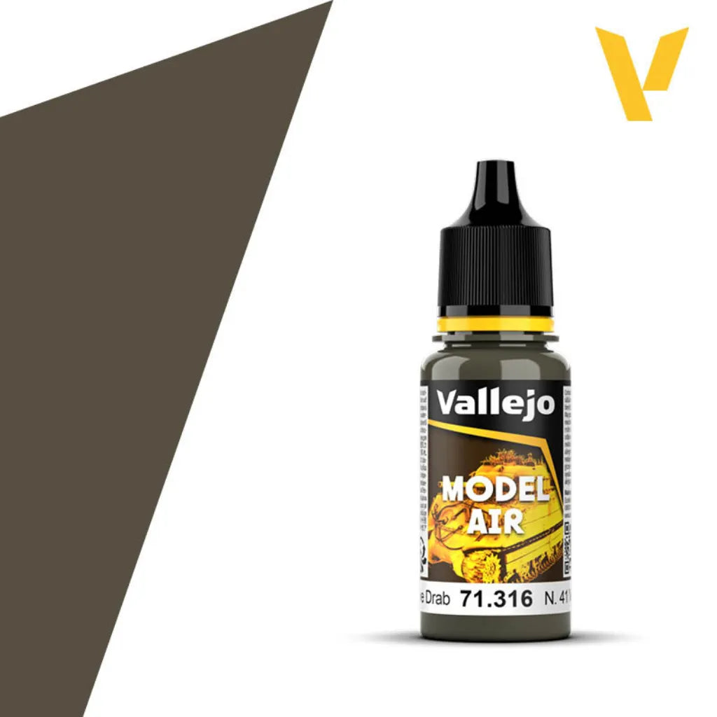 Model Air 316 N41 Dark Olive Drab-Vallejo-Radaddel