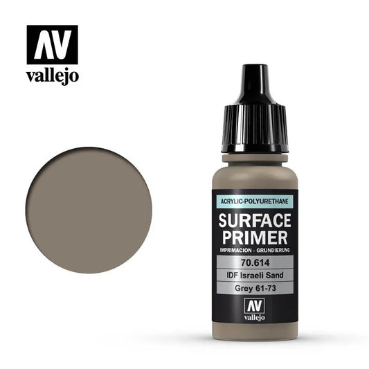 Vallejo Surface Primer IDF Israeli Sand Grey 61-73 17 ml 70614-Vallejo-Radaddel