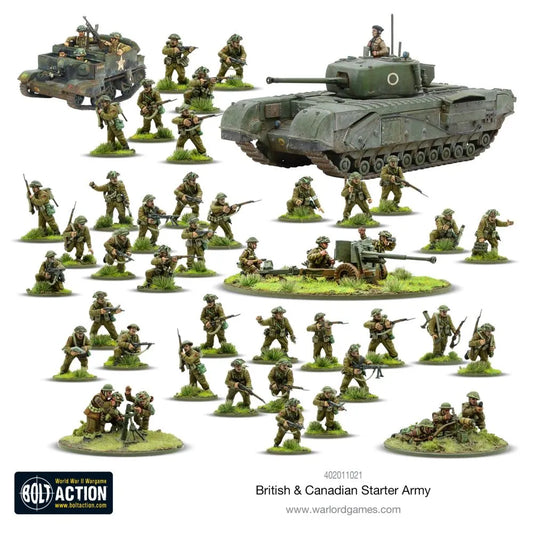 British & Canadian Army Starter Army (1943-45)-Warlord Games-Radaddel