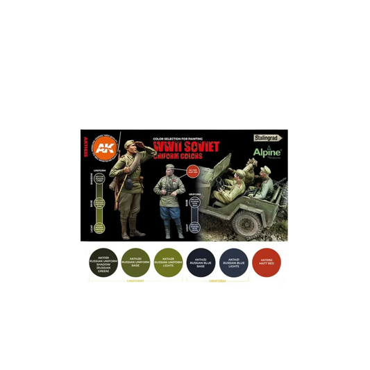 WWII Soviet Uniform Colors-AK-Interactive-Radaddel