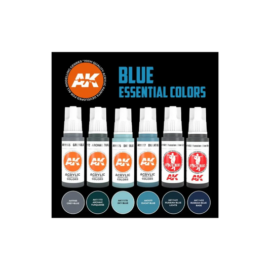 Blue Essential Colors 3Gen Set-AK-Interactive-Radaddel