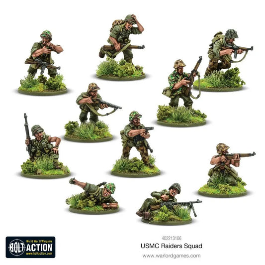 USMC Raider Squad-Warlord Games-Radaddel