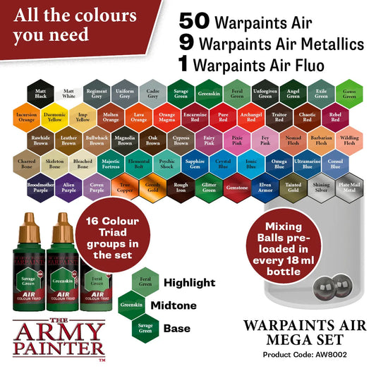 Warpaints Air Mega Set-The Army Painter-Radaddel
