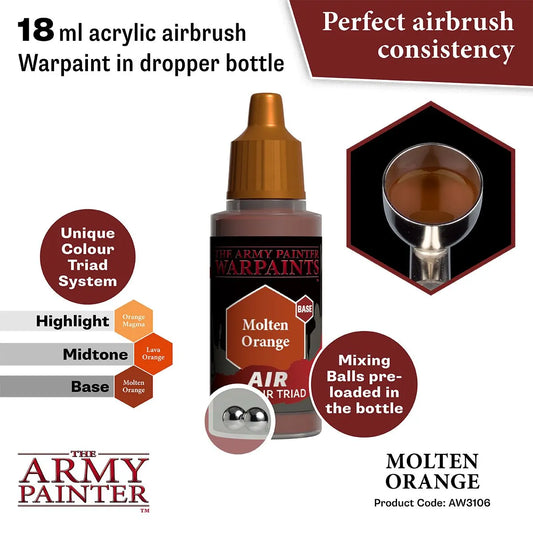 Air Warpaint Molten Orange (64)-The Army Painter-Radaddel