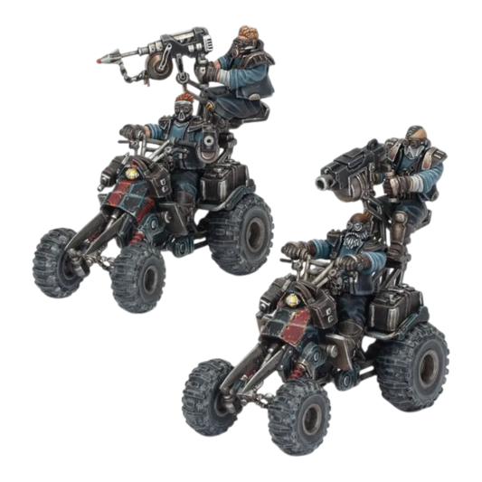 Necromunda: Orlock Outrider Quads-Games Workshop-Radaddel
