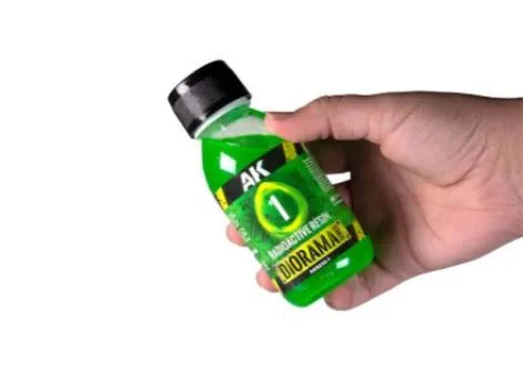 Resin Radioactive Water - 2 Components Epoxy Resin 180ml-AK-Interactive-Radaddel