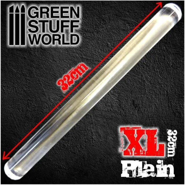 Mega Strukturwalze - Rollstab Glatt 30mm-Greenstuff World-Radaddel