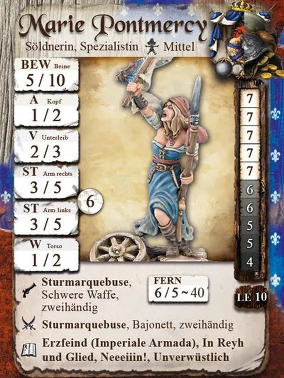 Marie Pontmercy | Söldner-Freebooter Miniatures-Radaddel
